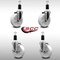 Service Caster 5'' SS Nylon Wheel Swivel 1-3/8'' Expanding Stem Caster Set 2 Brakes, 4PK SCC-SSEX20S514-NYS-2-TLB-2-138 - alternate 5